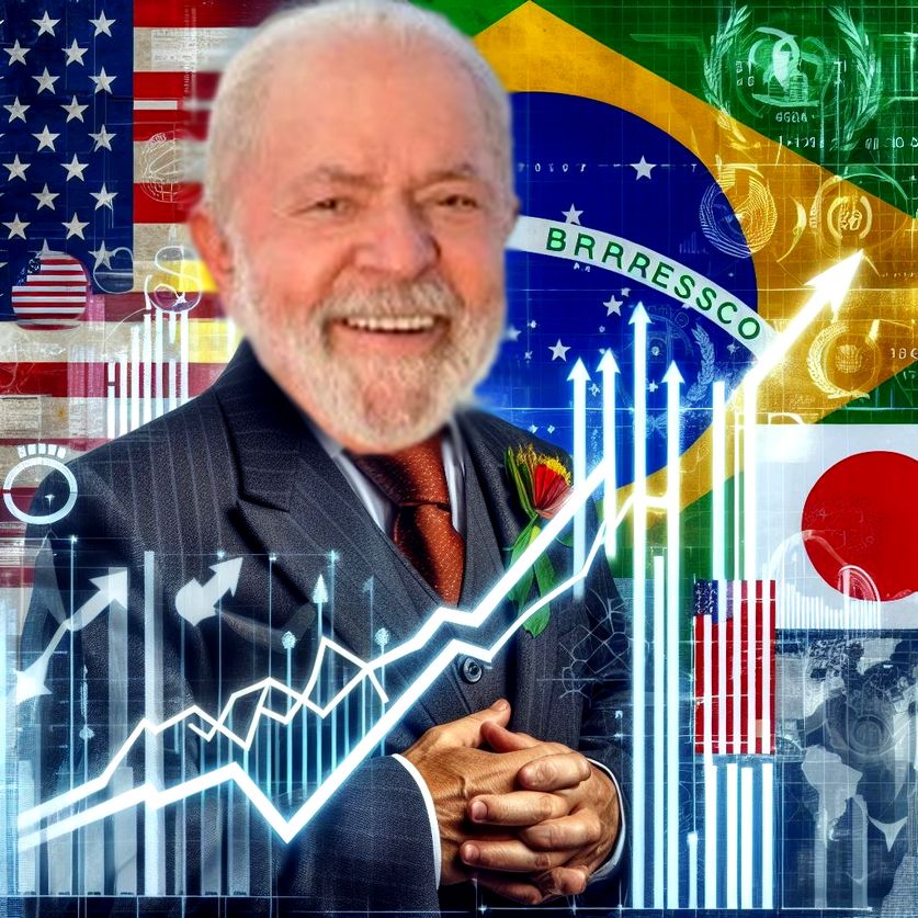 Brazil under Lula surpasses USA and Japan in economic growth