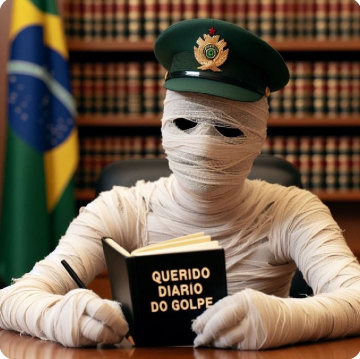 Anota&ccedil;&otilde;es apreendidas na casa da m&uacute;mia paral&iacute;tica, escritas, pasmem, com letras de mocinha do ensino m&eacute;dio em portugu&ecirc;s e n&atilde;o em hier&oacute;glifos eg&iacute;pcios